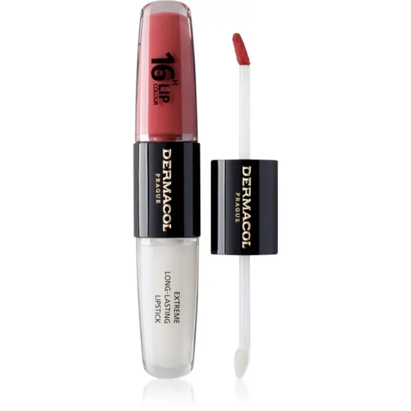 Dermacol Dermacol 16H Lip Colour dugotrajni ruž i sjajilo za usne nijansa 01 Bella Aura 2x4 ml