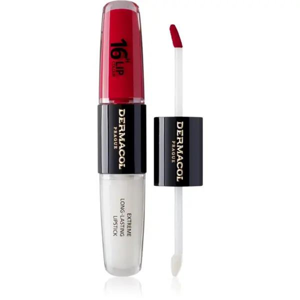 Dermacol Dermacol 16H Lip Colour dugotrajni ruž i sjajilo za usne nijansa 03 Hot Date 2x4 ml