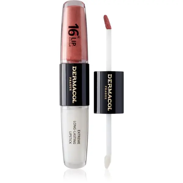 Dermacol Dermacol 16H Lip Colour dugotrajni ruž i sjajilo za usne nijansa 05 Sparkling Muse 2x4 ml