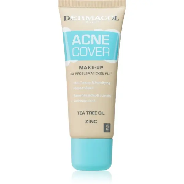Dermacol Dermacol Acne Cover umirujući puder with Tee Tree Oil nijansa No. 2 30 ml