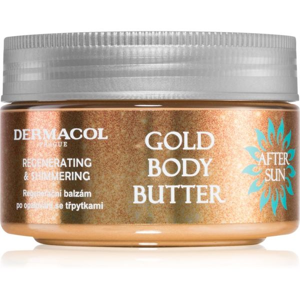 Dermacol Dermacol After Sun regenerirajuća krema za tijelo sa šljokicama 200 g