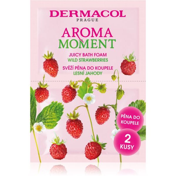 Dermacol Dermacol Aroma Moment Wild Strawberries pjena za kupanje putno pakiranje 2x15 ml