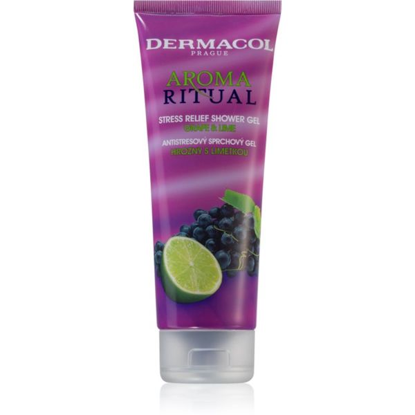 Dermacol Dermacol Aroma Ritual Grape & Lime antistres gel za tuširanje 250 ml