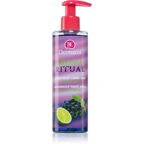Dermacol Dermacol Aroma Ritual Grape & Lime antistres tekući sapun 250 ml