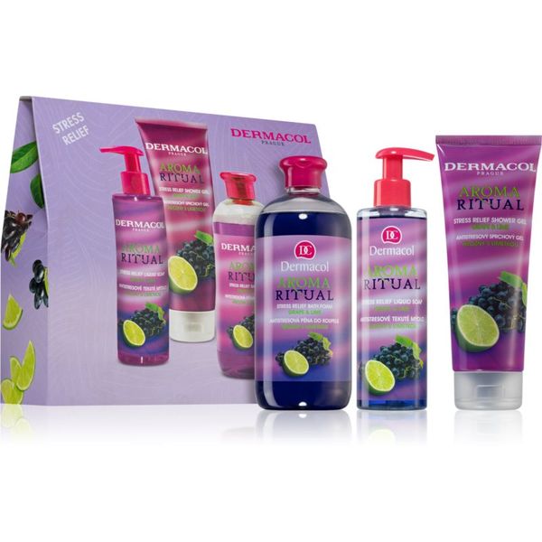 Dermacol Dermacol Aroma Ritual Grape & Lime poklon set (za kupke)