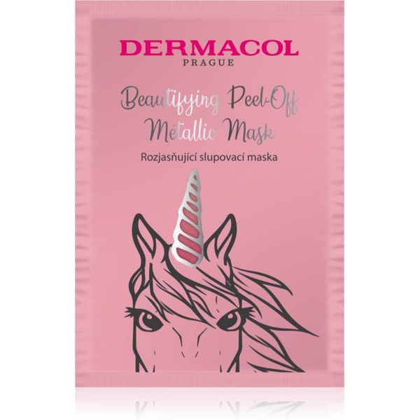 Dermacol Dermacol Beautifying Peel-Off Metallic Mask Peel-Off maska za sjaj lica