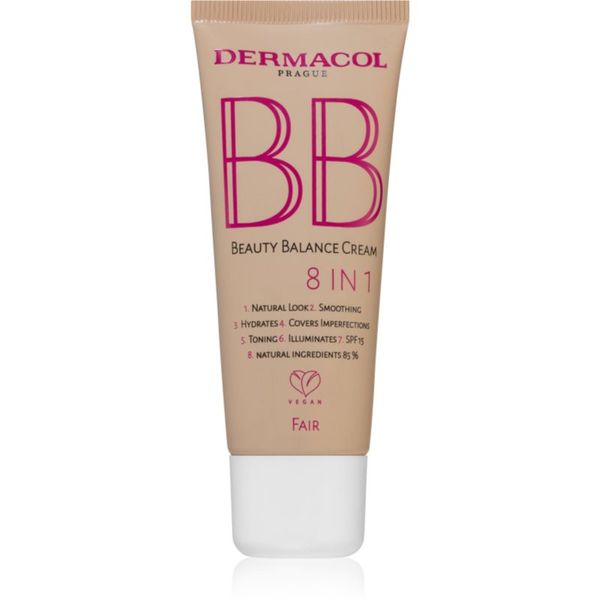 Dermacol Dermacol Beauty Balance BB krema s hidratacijskim učinkom SPF 15 N.1 Fair 30 ml