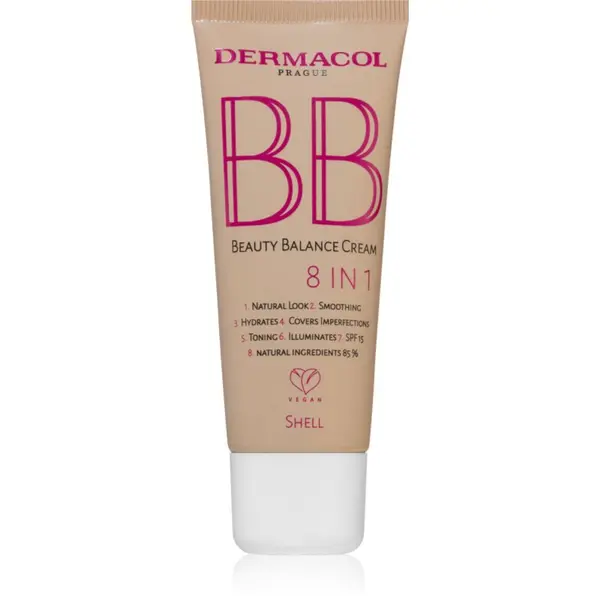 Dermacol Dermacol Beauty Balance BB krema s hidratacijskim učinkom SPF 15 N.3 Shell 30 ml
