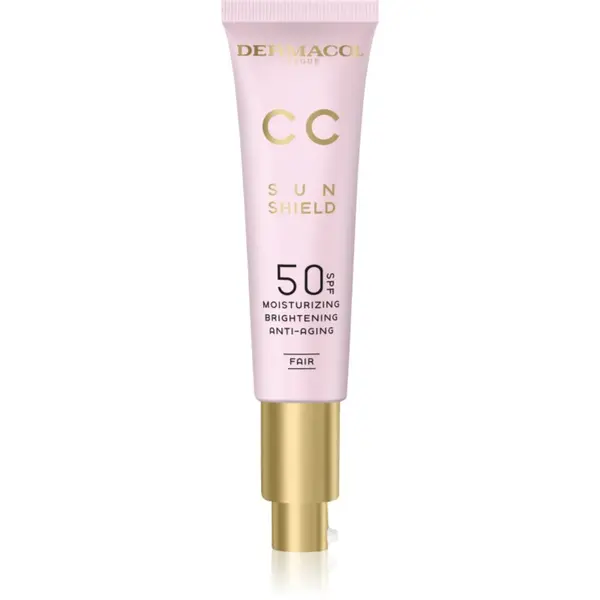 Dermacol Dermacol CC Sun Shield CC krema s učinkom pomlađivanja SPF 50 nijansa Fair 30 ml
