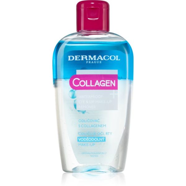 Dermacol Dermacol Collagen+ dvofazno sredstvo za uklanjanje vodootporne šminke s usana i oko očiju 150 ml