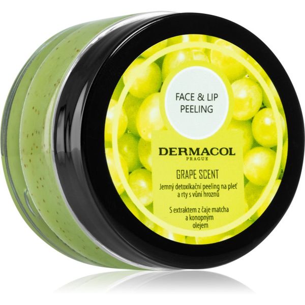 Dermacol Dermacol Face & Lip Peeling Grape piling za dubinsko čišćenje za usne i lice 50 ml