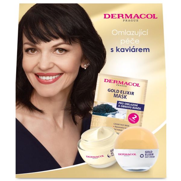 Dermacol Dermacol Gold Elixir poklon set (za zrelu kožu lica)