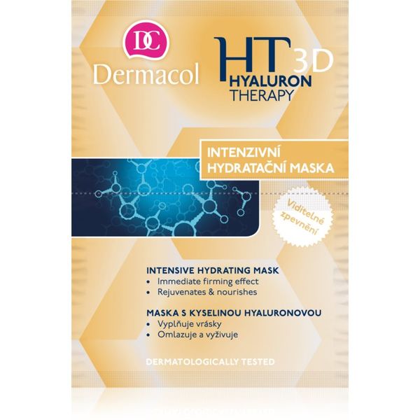 Dermacol Dermacol Hyaluron Therapy 3D intenzivna hidratantna maska s hijaluronskom kiselinom 16 g