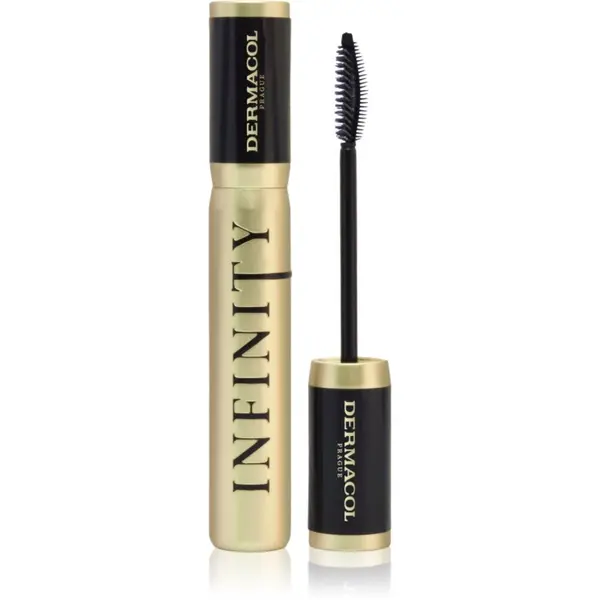 Dermacol Dermacol Infinity maskara za produženje trepavica za dugotrajni volumen nijansa Hyperblack 6 ml