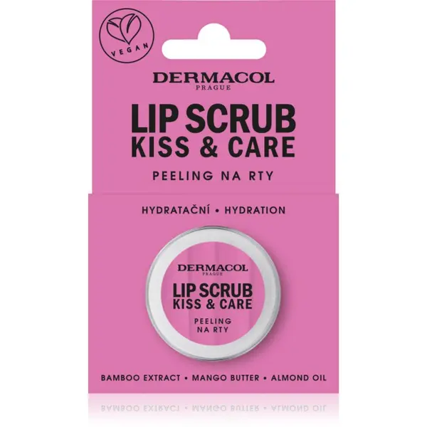 Dermacol Dermacol Kiss & Care piling za usne od bambusa parfemi Red Fruit 12 ml