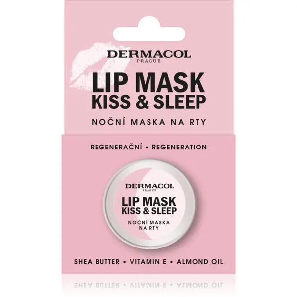 Dermacol Dermacol Kiss & Sleep maska za noć za usne parfemi White Chocolate 12 g