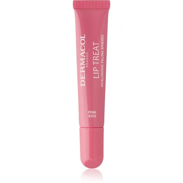 Dermacol Dermacol Lip Treat hidratantno sjajilo za usne nijansa 5 Pink Kiss (Strawberries & Cream) 10 ml