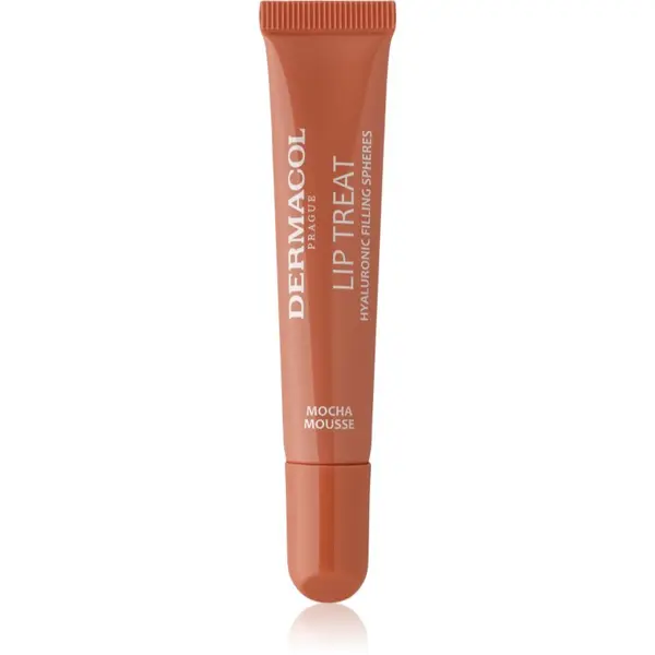 Dermacol Dermacol Lip Treat hidratantno sjajilo za usne nijansa 8 Mocha Mousse (Caramel Toffee) 10 ml