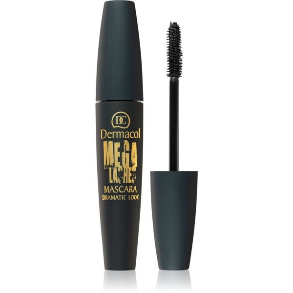 Dermacol Dermacol Mega Lashes Dramatic Look maskara za volumen i uvijanje trepavica nijansa Black 13 ml