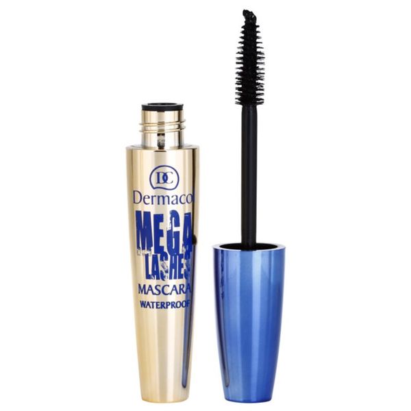 Dermacol Dermacol Mega Lashes vodootporna maskara za volumen nijansa Black 12.5 ml