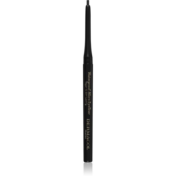 Dermacol Dermacol Micro Eyeliner Waterproof vodootporna olovka za oči nijansa 01 Black 0,35 g