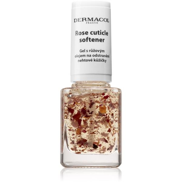 Dermacol Dermacol Nail Care Rose gel za uklanjanje kožice oko noktiju s ružinim uljem 12 ml