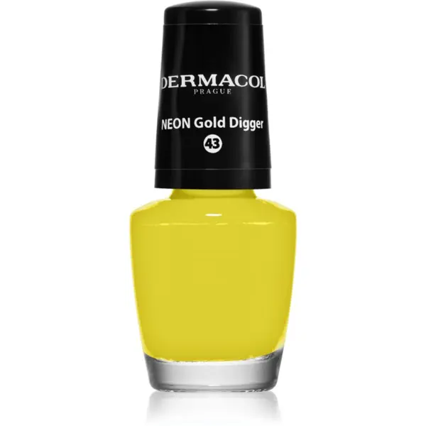 Dermacol Dermacol Neon neonski lak za nokte nijansa 43 Gold Digger 5 ml
