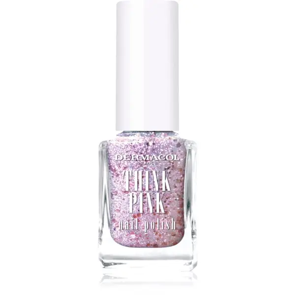 Dermacol Dermacol Think Pink lak za nokte sa šljokicama nijansa 01 12 ml