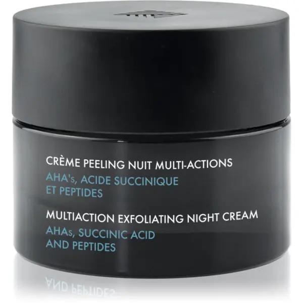 DermActe DermActe Treat Multiaction Exfoliating Night Cream eksfolijacijska krema za noć za sjaj i zaglađivanje kože lica 50 ml
