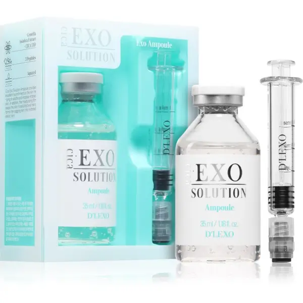 Dermaline Dermaline D'LEXO Cica EXO Solution Ampoule hidratantni i umirujući serum s učinkom protiv bora 35 ml