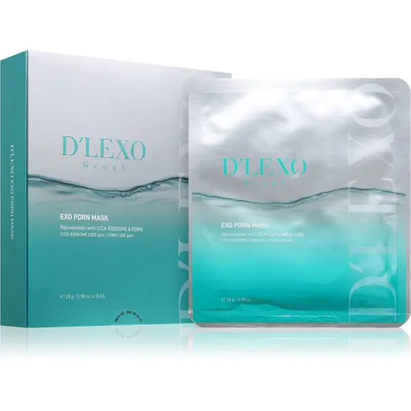 Dermaline Dermaline D'LEXO Exo PDRN Mask Sheet maska s učinkom pomlađivanja 10x28 g