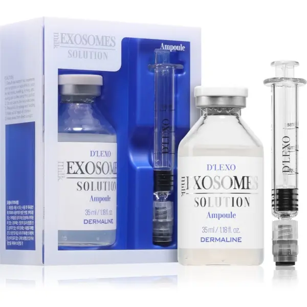 Dermaline Dermaline D'LEXO Milk Exosome Solution Ampoule serum za zaglađivanje lica 35 ml