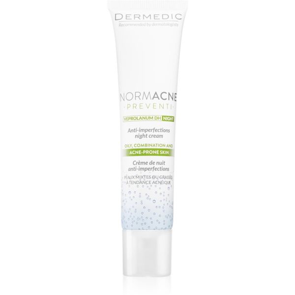 Dermedic Dermedic Normacne Preventi krema za noć za nepravilnosti na licu sklono aknama 40 ml