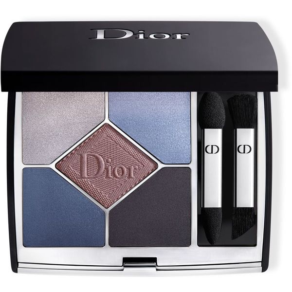 DIOR DIOR Diorshow 5 Couleurs Couture Velvet Limited Edition paleta sjenila za oči nijansa 189 Blue Velvet 7 g