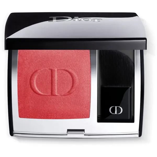 DIOR DIOR Rouge Blush kompaktno rumenilo sa četkicom i zrcalom nijansa 999 (Satin) 6 g