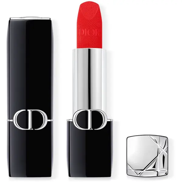 DIOR DIOR Rouge Dior dugotrajni ruž za usne punjiva nijansa 888 Strong Red Velvet 3.5 g