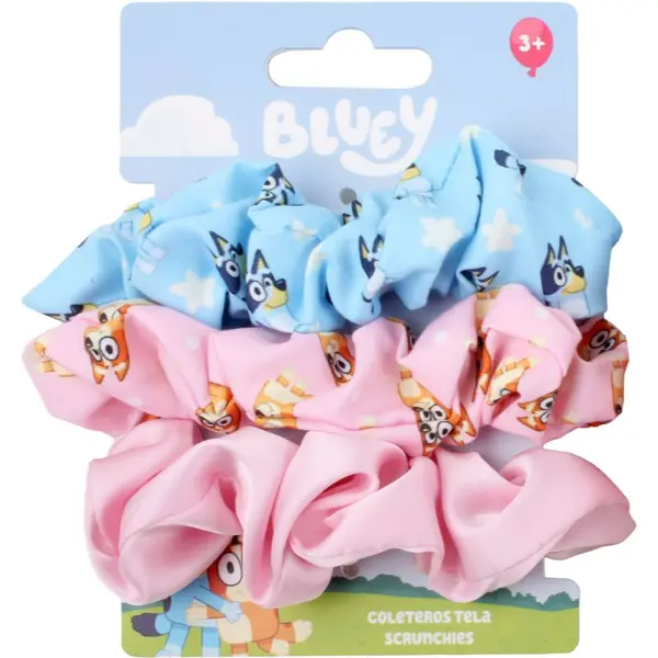 Disney Disney Bluey Scrunchies satenska gumica za djecu 3y+ 3 kom
