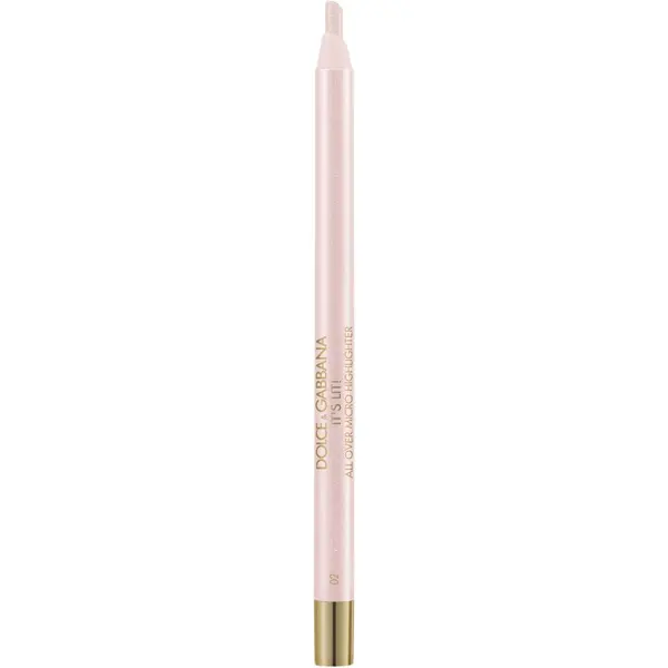 Dolce&Gabbana Dolce&Gabbana Bold It's Lit! kremasti highlighter u sticku u olovci nijansa 02 Galactic Glimmer - Pink-Lilac Pearlescent Multichrome 0.35 g