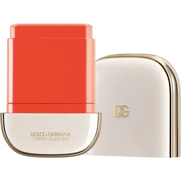 Dolce&Gabbana Dolce&Gabbana Cherry Glaze Bar čvrsto kremasto rumenilo u sticku nijansa 03 Cheeky Coral - Pop Orange 11 g