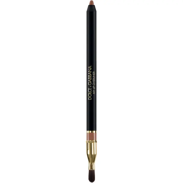 Dolce&Gabbana Dolce&Gabbana Classic My Lip Overliner olovka za usne s kistom nijansa 02 My Brownie Nude - Soft Brown Nude 1.2 g