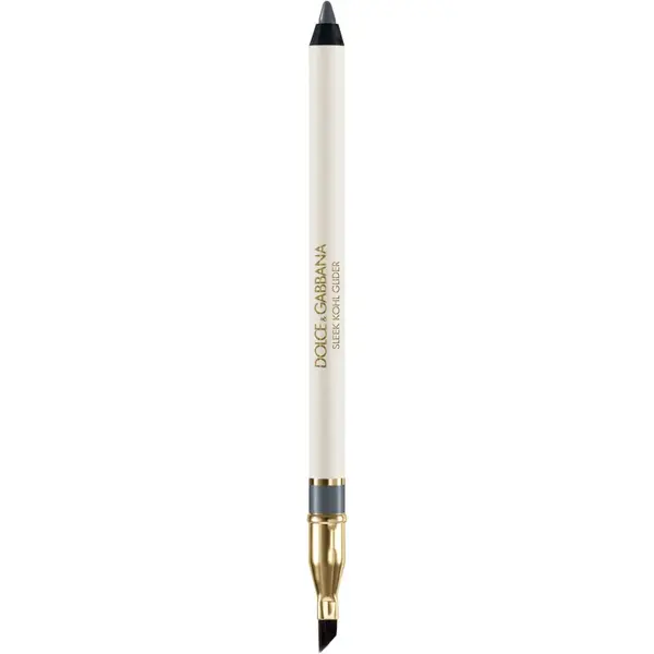 Dolce&Gabbana Dolce&Gabbana Classic Sleek Kohl Glider olovka za oči s kistom nijansa 06 Metallic Steel - Blue Toned Metallic Silver Grey 1.2 g