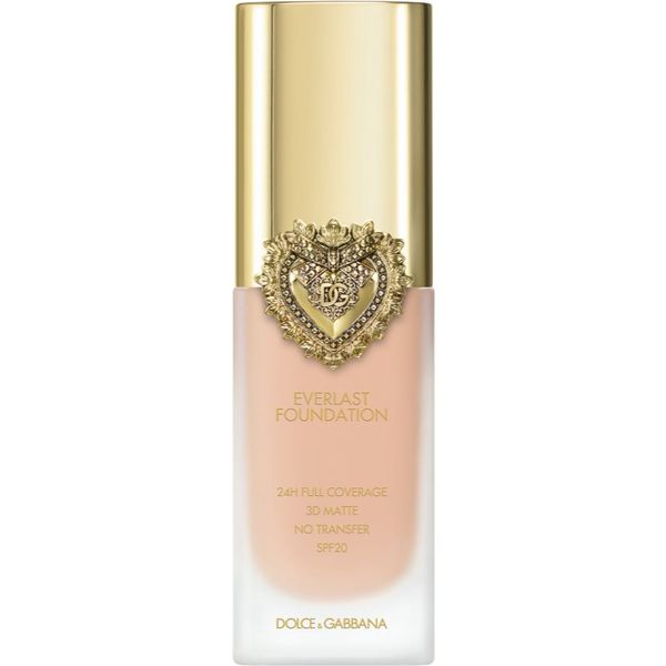 Dolce & Gabbana Dolce&Gabbana Flawless Everlast Foundation intenzivni make-up za prekrivanje s dugotrajnim učinkom SPF 20 nijansa 09C Light Medium 27 ml