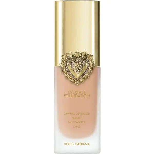Dolce&Gabbana Dolce&Gabbana Flawless Everlast Foundation intenzivni make-up za prekrivanje s dugotrajnim učinkom SPF 20 nijansa 14W LIGHT MEDIUM 27 ml