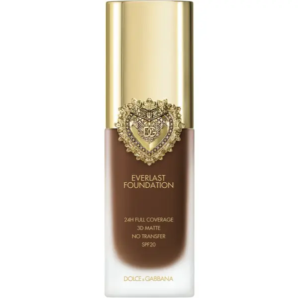 Dolce&Gabbana Dolce&Gabbana Flawless Everlast Foundation intenzivni make-up za prekrivanje s dugotrajnim učinkom SPF 20 nijansa 38C DEEP 27 ml