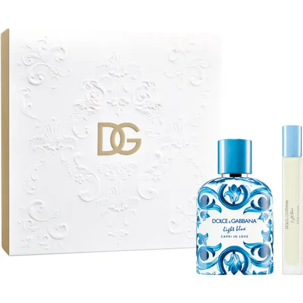 Dolce&Gabbana Dolce&Gabbana Light Blue Capri In Love Pour Homme Gift Set poklon set za muškarce