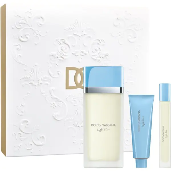 Dolce&Gabbana Dolce&Gabbana Light Blue EDT Trio Gift Set poklon set za žene