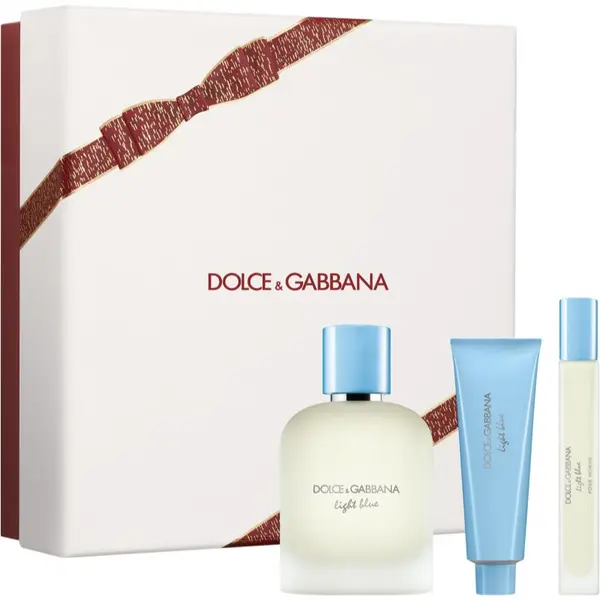 Dolce&Gabbana Dolce&Gabbana Light Blue Pour Homme EDT Trio Gift Set poklon set za muškarce