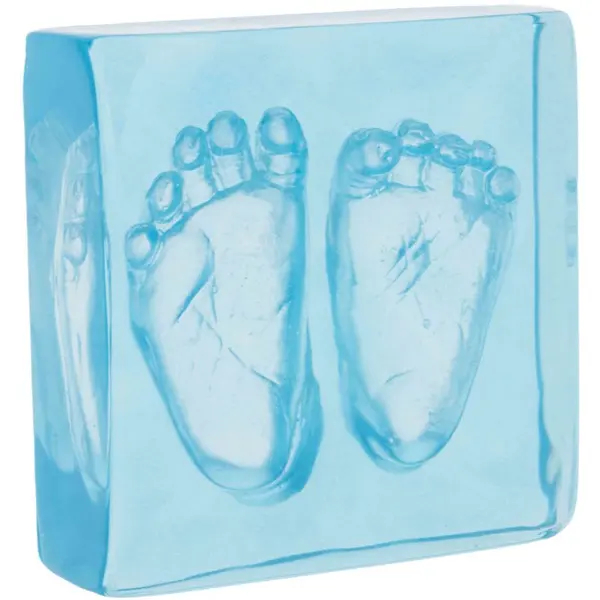 Dooky Dooky Crystal Memories DeLuxe 3D Frame Handprint & Footprint set za bebine otiske 1 kom