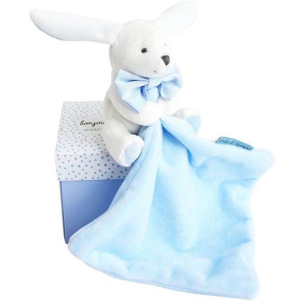 Doudou Doudou Gift Set Blue Rabbit poklon set za djecu od rođenja 1 kom