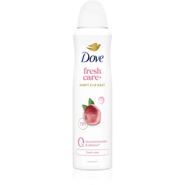Dove Dove 0% ALU Fresh Rose dezodorans bez alkohola i aluminija u spreju 150 ml